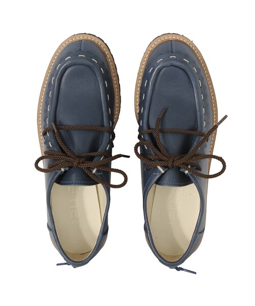 Ne-net(ネネット)の「ギザギザチロリアンシューズ / シューズ(シューズ・レディース・dark brown/navy・01/02/03)」の8枚目の写真
