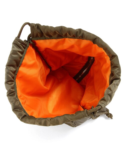 G.V.G.V.（ジーヴィージーヴィー）の「MA-1 DRAWSTRING BACKPACK（バッグ・KHAKI/BLACK/BROWN・o/s）」の10枚目の写真