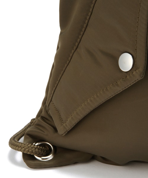G.V.G.V.（ジーヴィージーヴィー）の「MA-1 DRAWSTRING BACKPACK（バッグ・KHAKI/BLACK/BROWN・o/s）」の9枚目の写真