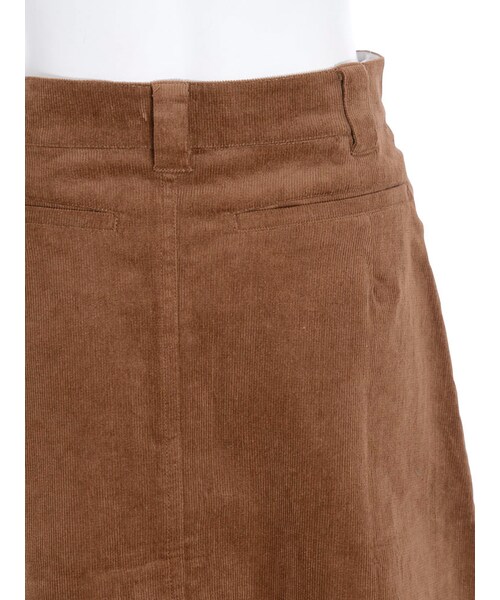 jouetie（ジュエティ）の「コーデュロイ台形スカート（スカート・レディース・ブラック/ベビーピンク/ブルー/キャメル）」の9枚目の写真