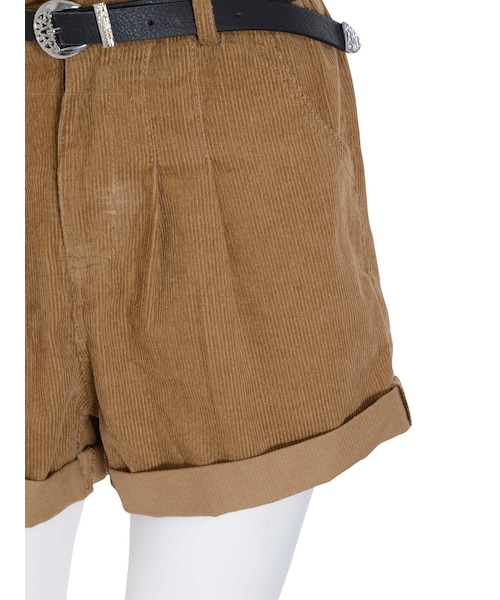 jouetie（ジュエティ）の「ベルト付ショートパンツ２（パンツ・レディース・ボルドー/インディゴ/キャメル）」の9枚目の写真