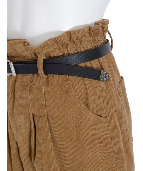 jouetie（ジュエティ）の「ベルト付ショートパンツ２（パンツ・レディース・ボルドー/インディゴ/キャメル）」の10枚目の写真