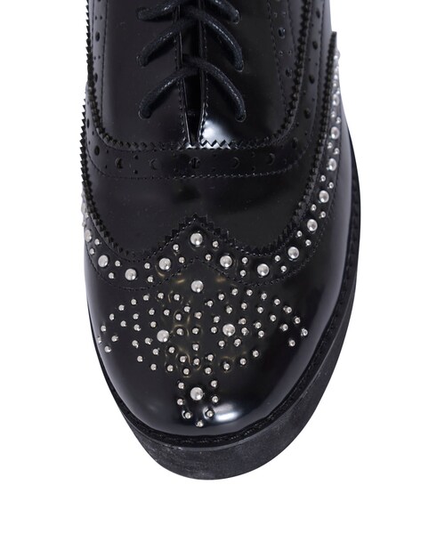 jouetie（ジュエティ）の「厚底スタッズウイングチップシューズ（シューズ・レディース・ブラック/ブラウン）」の8枚目の写真