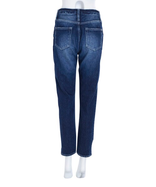 MURUA（ムルーア）の「【CASUAL】ヘムクラッシュスリムデニムパンツ（パンツ・レディース・ブルー/アイスブルー・0/1/2）」の5枚目の写真