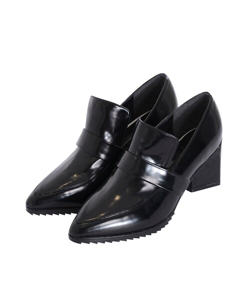 MURUA(ムルーア)の「【SHOES】プレーンカットローファー(シューズ・レディース・ブラック/ボルドー/ベージュ/ミックス)」の1枚目の写真