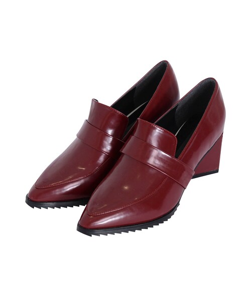 MURUA(ムルーア)の「【SHOES】プレーンカットローファー(シューズ・レディース・ブラック/ボルドー/ベージュ/ミックス)」の3枚目の写真