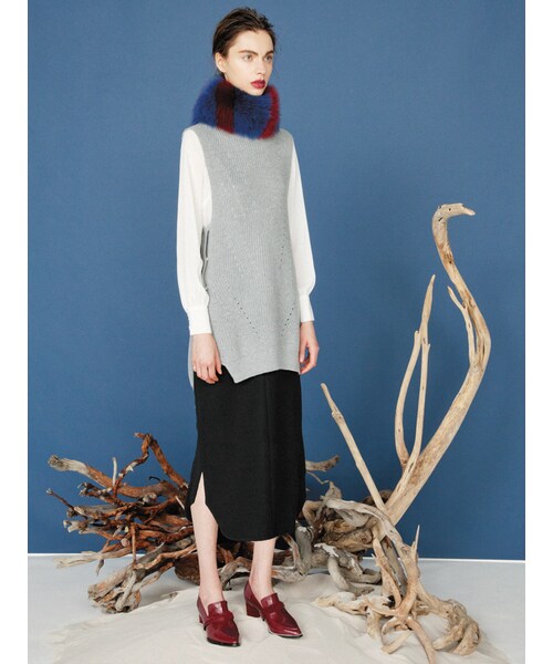 MURUA(ムルーア)の「【SHOES】プレーンカットローファー(シューズ・レディース・ブラック/ボルドー/ベージュ/ミックス)」の9枚目の写真