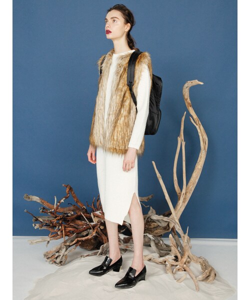 MURUA(ムルーア)の「【SHOES】プレーンカットローファー(シューズ・レディース・ブラック/ボルドー/ベージュ/ミックス)」の11枚目の写真