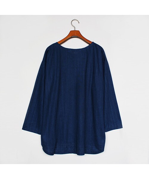 THE DAWN B(ダウンビー)の「Mother's Cutsew(トップス・Indigo・S/L)」の2枚目の写真