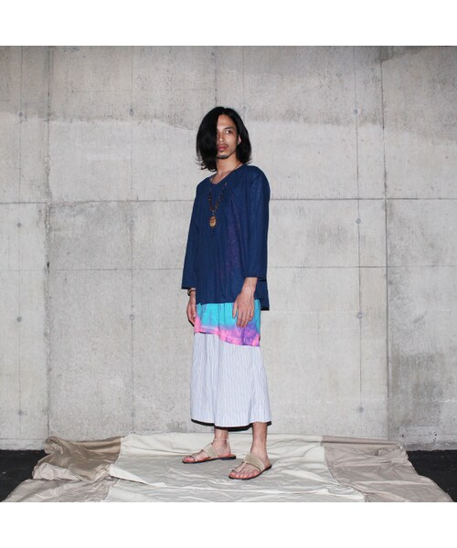 THE DAWN B(ダウンビー)の「Mother's Cutsew(トップス・Indigo・S/L)」の7枚目の写真