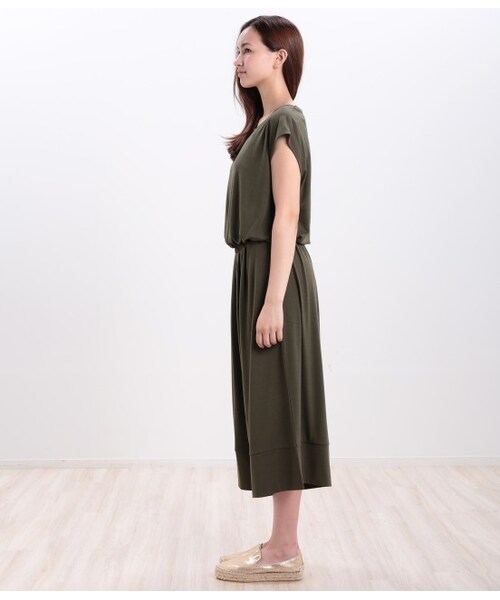 VIS（ビス）の「ガウチョコンビネゾン（ワンピース/ドレス・レディース・ブラック/キャメル/カーキ・M）」の5枚目の写真