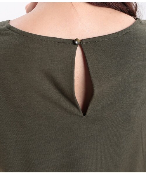 VIS（ビス）の「ガウチョコンビネゾン（ワンピース/ドレス・レディース・ブラック/キャメル/カーキ・M）」の8枚目の写真