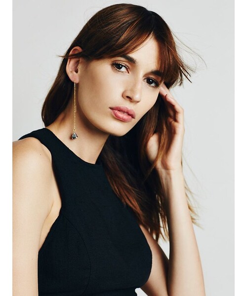 FREE PEOPLE(フリーピープル)の「Vine Threader Earring(イヤリング・レディース・Gold・One Size)」の2枚目の写真