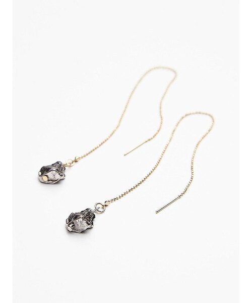 FREE PEOPLE(フリーピープル)の「Vine Threader Earring(イヤリング・レディース・Gold・One Size)」の1枚目の写真