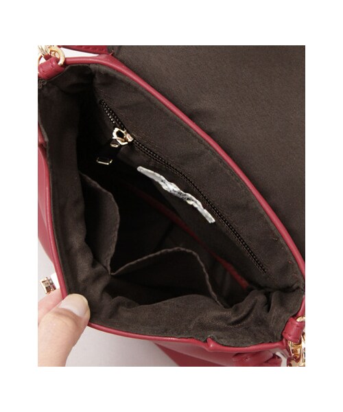 RODE SKO（ロデスコ）の「KATHARINE スムース調ミニバッグ（バッグ・レディース・BLACK/RED・FREE）」の10枚目の写真