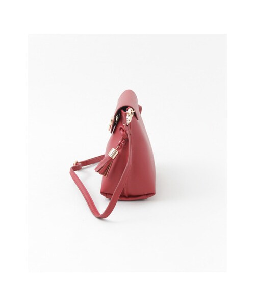 RODE SKO（ロデスコ）の「KATHARINE スムース調ミニバッグ（バッグ・レディース・BLACK/RED・FREE）」の3枚目の写真