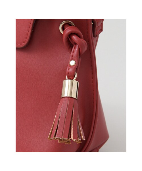 RODE SKO（ロデスコ）の「KATHARINE スムース調ミニバッグ（バッグ・レディース・BLACK/RED・FREE）」の7枚目の写真