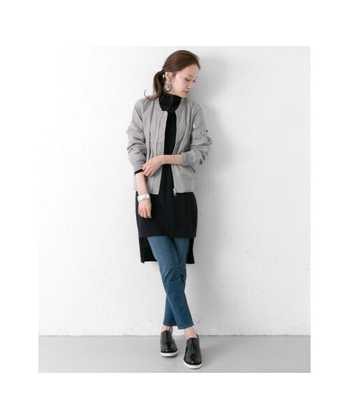 URBAN RESEARCH（アーバンリサーチ）の「ALPHA INDUSTRIES×URBAN RESEARCH iD 別注MA-1 ジャケット（ジャケット/アウター・メンズ・BLACK/KHAKI/L.GREY・XS/S/M/L）」の20枚目の写真