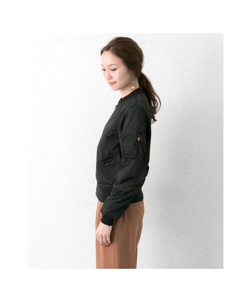 URBAN RESEARCH（アーバンリサーチ）の「ALPHA INDUSTRIES×URBAN RESEARCH iD 別注MA-1 ジャケット（ジャケット/アウター・メンズ・BLACK/KHAKI/L.GREY・XS/S/M/L）」の22枚目の写真