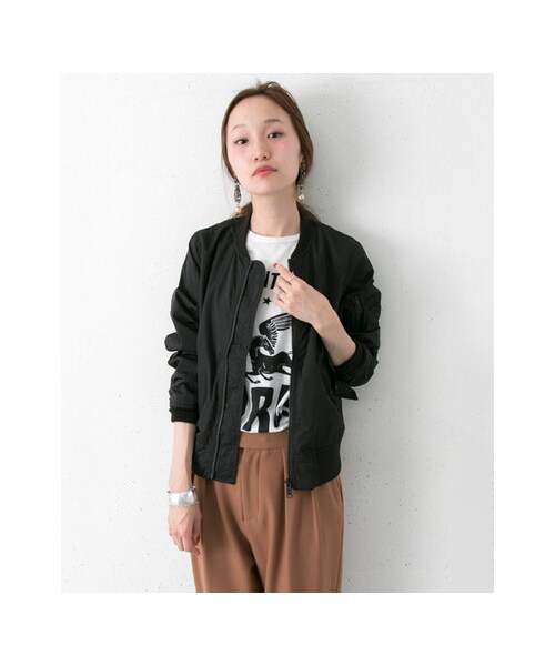 URBAN RESEARCH（アーバンリサーチ）の「ALPHA INDUSTRIES×URBAN RESEARCH iD 別注MA-1 ジャケット（ジャケット/アウター・メンズ・BLACK/KHAKI/L.GREY・XS/S/M/L）」の13枚目の写真