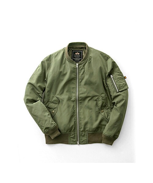URBAN RESEARCH（アーバンリサーチ）の「ALPHA INDUSTRIES×URBAN RESEARCH iD 別注MA-1 ジャケット（ジャケット/アウター・メンズ・BLACK/KHAKI/L.GREY・XS/S/M/L）」の3枚目の写真