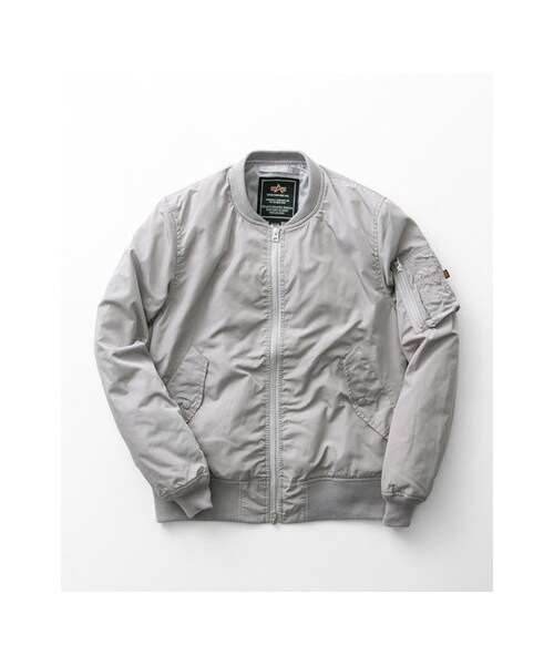URBAN RESEARCH（アーバンリサーチ）の「ALPHA INDUSTRIES×URBAN RESEARCH iD 別注MA-1 ジャケット（ジャケット/アウター・メンズ・BLACK/KHAKI/L.GREY・XS/S/M/L）」の2枚目の写真
