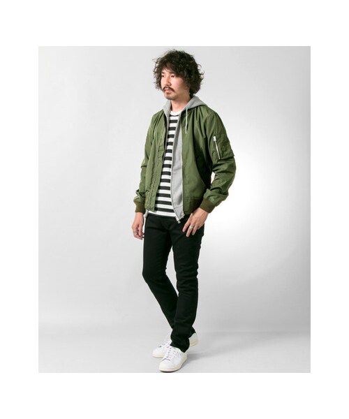 URBAN RESEARCH（アーバンリサーチ）の「ALPHA INDUSTRIES×URBAN RESEARCH iD 別注MA-1 ジャケット（ジャケット/アウター・メンズ・BLACK/KHAKI/L.GREY・XS/S/M/L）」の7枚目の写真