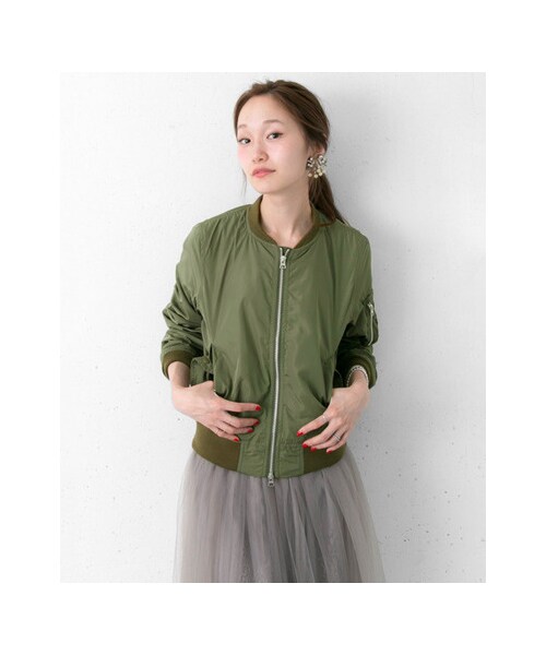 URBAN RESEARCH（アーバンリサーチ）の「ALPHA INDUSTRIES×URBAN RESEARCH iD 別注MA-1 ジャケット（ジャケット/アウター・メンズ・BLACK/KHAKI/L.GREY・XS/S/M/L）」の17枚目の写真