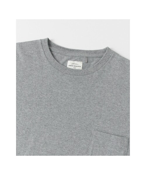URBAN RESEARCH（アーバンリサーチ）の「JP MADE 丸胴ポケットTシャツ（トップス・メンズ・WHITE/GREY.H/BLACK・S/M/L）」の13枚目の写真