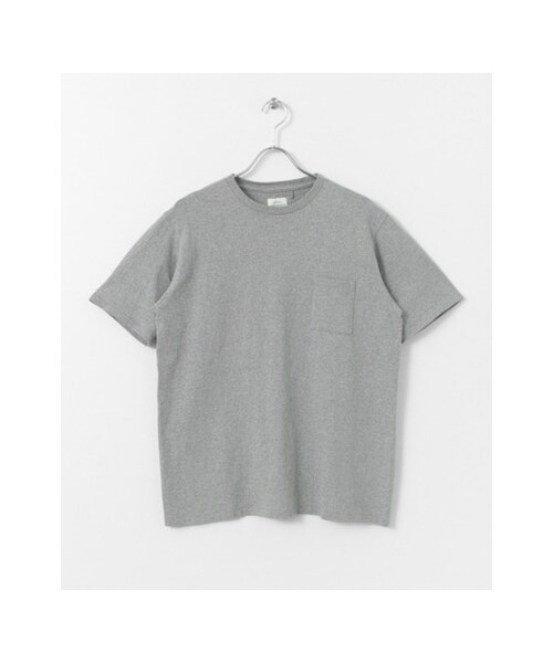 URBAN RESEARCH（アーバンリサーチ）の「JP MADE 丸胴ポケットTシャツ（トップス・メンズ・WHITE/GREY.H/BLACK・S/M/L）」の3枚目の写真