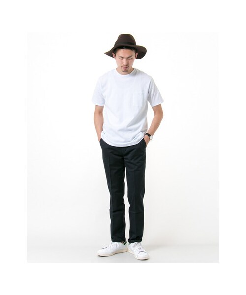 URBAN RESEARCH（アーバンリサーチ）の「JP MADE 丸胴ポケットTシャツ（トップス・メンズ・WHITE/GREY.H/BLACK・S/M/L）」の9枚目の写真