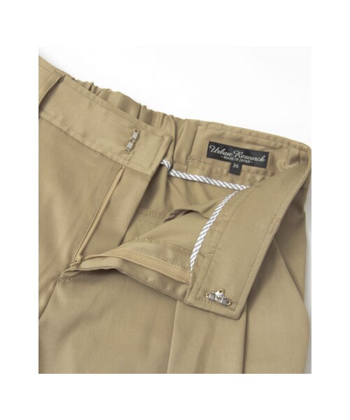 URBAN RESEARCH（アーバンリサーチ）の「テンセルストレッチタックテーパードパンツ（パンツ・レディース・BEIGE/BLACK・36/38）」の11枚目の写真