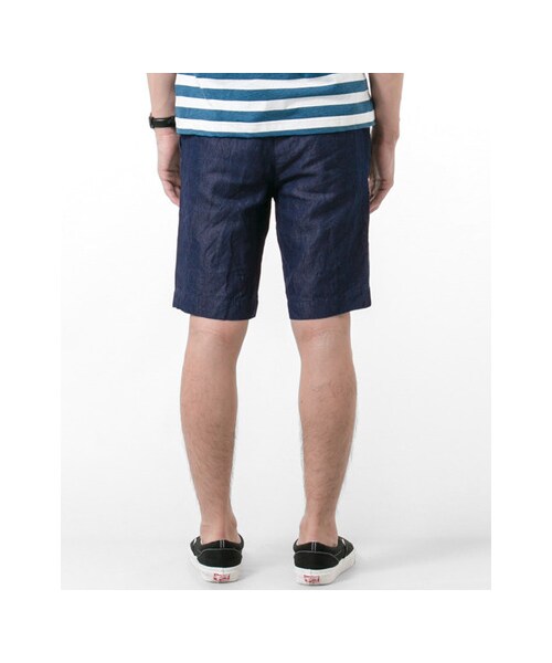 URBAN RESEARCH（アーバンリサーチ）の「L/C イージーショーツ（パンツ・メンズ・IDG NAVY/WHITE・M/L）」の9枚目の写真