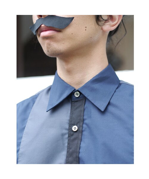 NIRAME.CO（ニラメッコ）の「深海のイタズラしゃつ。 ネイビー（シャツ/ブラウス・メンズ・その他）」の6枚目の写真