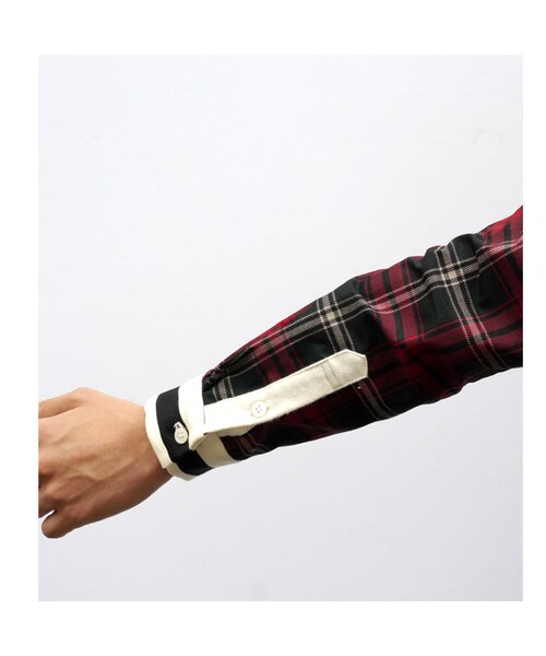 NIRAME.CO（ニラメッコ）の「【残り1枚】すれ違いしゃつ。 バーガンディ（シャツ/ブラウス・メンズ・その他）」の9枚目の写真