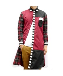 NIRAME.CO | 【残り1枚】すれ違いしゃつ。 バーガンディ(シャツ/ブラウス)