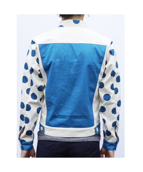 NIRAME.CO(ニラメッコ)の「【残り1枚】Eじゃん ブルーどっと(シャツ/ブラウス・メンズ・その他)」の4枚目の写真