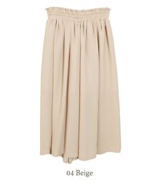 NETSTAR | ギャザーウエストシフォンガウチョパンツ(その他パンツ)