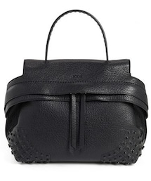 TOD’S | Tod's 'Small Wave' Studded Leather Satchel(ショルダーバッグ)