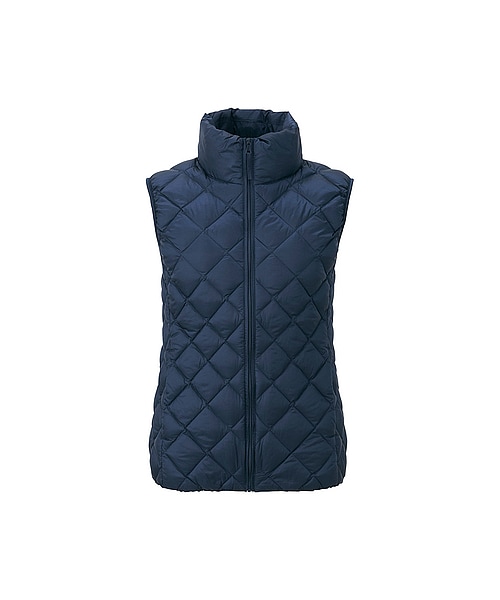 UNIQLO(ユニクロ)の「WOMEN ウルトラライトダウンキルトベスト(その他アウター・レディース・PINK/NAVY/BLACK/BEIGE/BLUE・M/XXL/S/L/3XL/XL)」の4枚目の写真