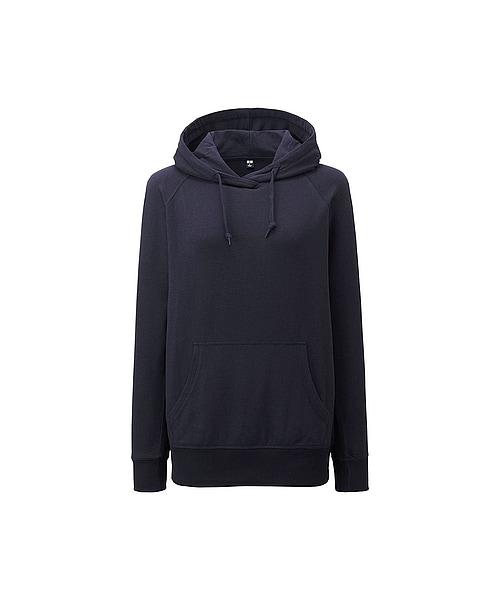 UNIQLO（ユニクロ）の「WOMEN モダールスウェットプルパーカ（長袖）（パーカー・レディース・BLACK/NAVY/DARK GRAY/OFF WHITE・M/L/XL/S）」の4枚目の写真