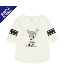 UNIQLO | WOMEN ディズニープロジェクトグラフィックT（7分袖）C01・08＋E(Tシャツ/カットソー)