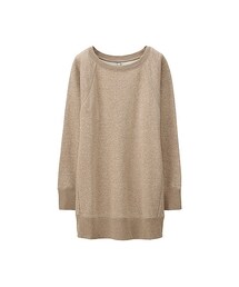 UNIQLO | WOMEN スウェットチュニック（長袖）(パーカー)