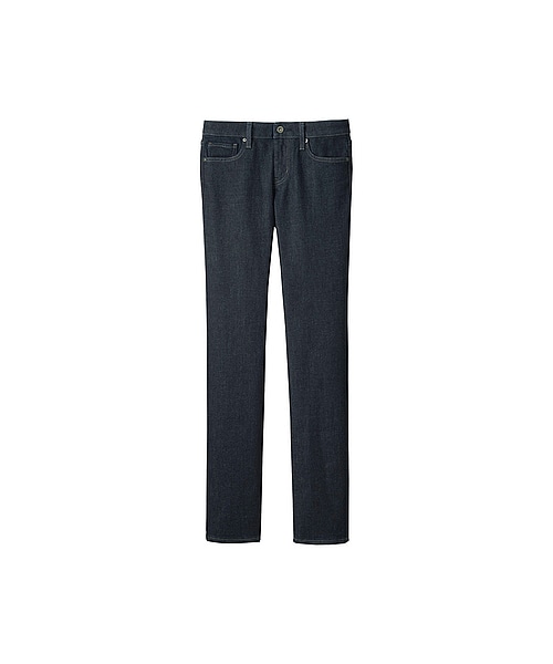UNIQLO(ユニクロ)の「WOMEN スリムフィットジーンズ(デニムパンツ・レディース・NAVY/BLUE/BLACK/GRAY・30/23/29/32/24/27/34/22/25/36/28/26)」の1枚目の写真