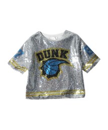 STYLENANDA | プリントスパンコールクロップドTシャツ(シルバー)|(その他)