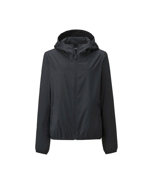 UNIQLO（ユニクロ）の「ライトポケッタブルパーカ（その他アウター・レディース・WHITE 00/PURPLE 75/BLACK 09/NAVY 69・M/3XL/L/XL/S/XXL）」の2枚目の写真