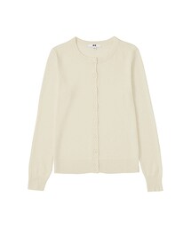 UNIQLO | WOMEN エクストラファインメリノクルーネックカーディガン（長袖）(ニット/セーター)