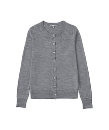 UNIQLO | WOMEN エクストラファインメリノクルーネックカーディガン（長袖）(ニット/セーター)