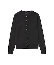 UNIQLO | WOMEN エクストラファインメリノクルーネックカーディガン（長袖）(ニット/セーター)