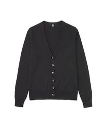 UNIQLO | WOMEN エクストラファインメリノVネックカーディガン（長袖）(ニット/セーター)